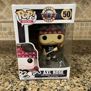 Guns N' Roses Axl Rose Funko Pop is #50 in the Rocks series